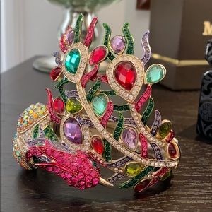 Peacock Rhinestone Bracelet